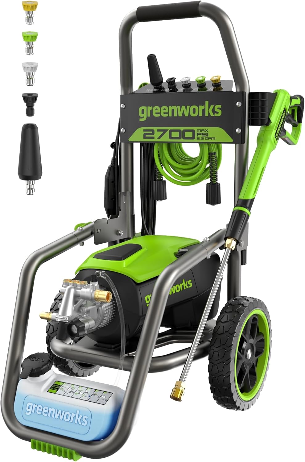 Sun Joe SPX3000 vs Greenworks GPW2700 2700 PSI 鈥?Product 2